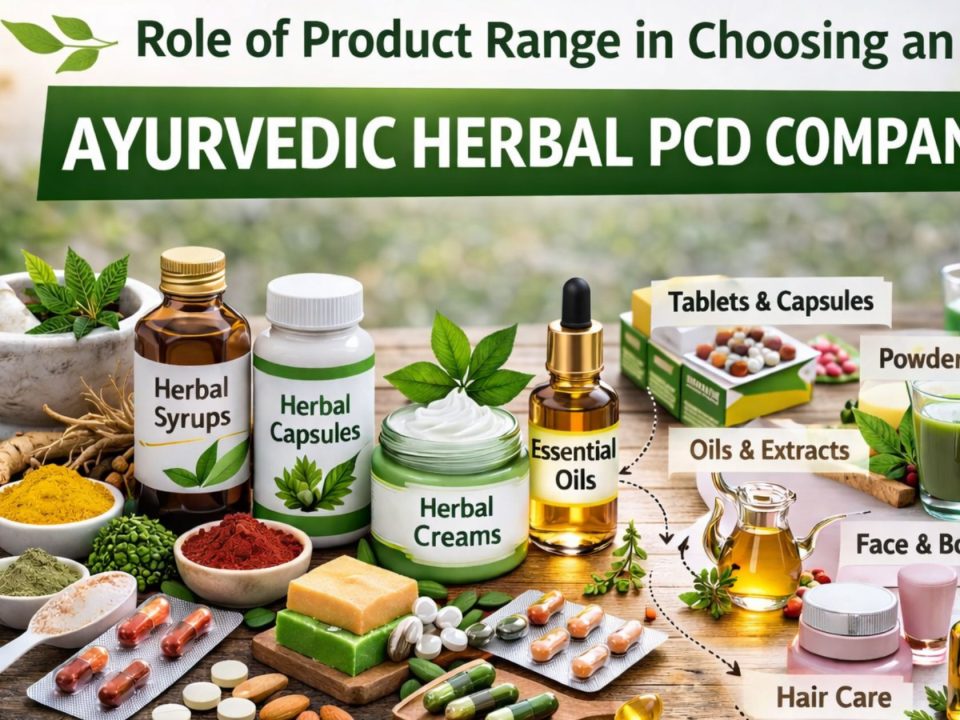 Role of Product Range in Choosing an Ayurvedic Herbal PCD Company